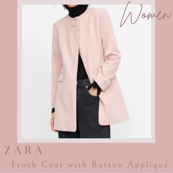 Zara Jackets & Blazers - Zara Frock Coat with Button Appliqué